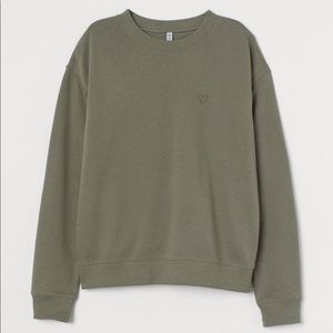 NWT H&M Olive Green Sweatshirt